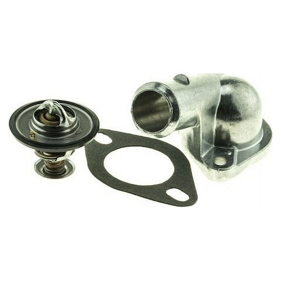 Engine Coolant Thermostat Housing Assembly - Compatible with 1996 - 2000 Chevy Tahoe 5.7L V8 1997 1998 1999