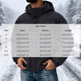 thumbnail image 5 of Men's Hooded Puffer Jacket Solid Color Windproof Zip Up Winter Coat,Warm Thick Padded Outerwear with Pockets, 5 of 8