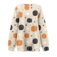 thumbnail image 4 of Dyegold Halloween Sweaters Ladies Womens Sweatshirts No Hood Crewneck Sweatshirts Y2K Clothes Plus Size ​Halloween Tops ​Oversized Crewneck Sweatshirt Women ​Online Shopping, 4 of 5