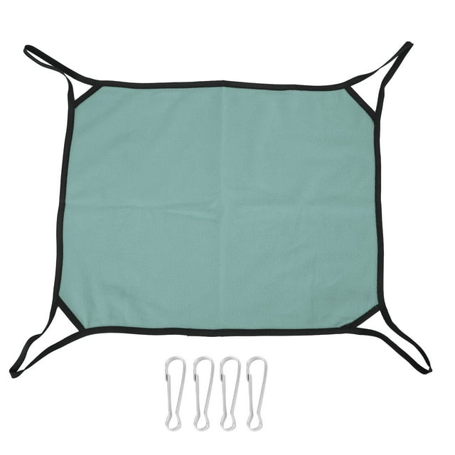 Pet Hanging Hammock Bed Double?Sided Pure Color Polyester Four Seasons Small Pet HammockMint Green