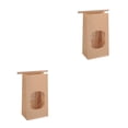 thumbnail image 2 of Paquete de 50 Bolsas de panadería Inteprter papel Kraft no pegajoso 2piezas, 2 of 5