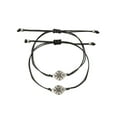 thumbnail image 1 of Minnieouse 2 Pieces Couple Bracelets with Teenagers Wear Set Simple Adjustable Rope Chain Wrist Hand Jewelry Charm Length Hand-made Ropa, zapatos y accesorios Miscelánea Negro, 1 of 6