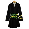 thumbnail image 4 of Jamaican Logo Gaming Anti Night Robe Long Sleeve V Neck Robe With Belt Women's Sleepwear Dresses, 4 of 9
