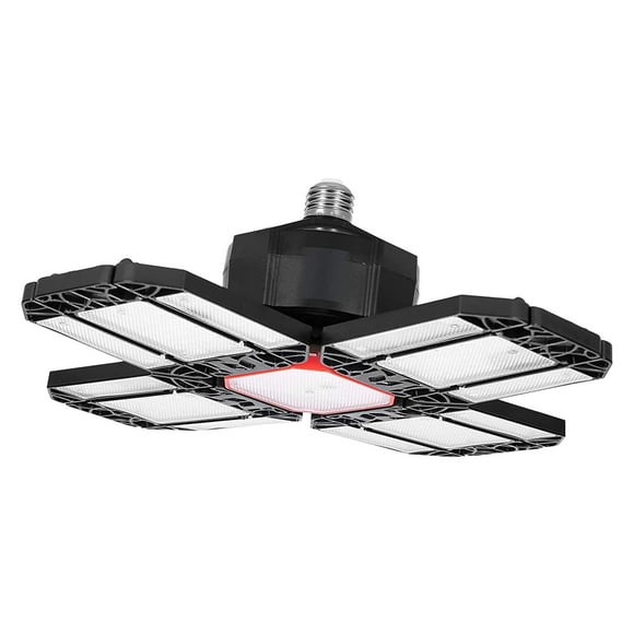 DOLITY 200W LED Garage Light Foldable Industrial Lighting E27/E26 Deformable LED Garage