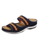 thumbnail image 2 of Zapatos de mujer Moda Hollow Out Knitting Crochet Flower Cómodas zapatillas de tacón inclinado Sandalias Wmkox8yii  hj789, 2 of 9