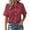 Wine Shirt for Women _z, variant on SAFUNY Women's Button Down Shirt Button Closure Short Sleeve Casual Versatile Design For Multiple Occasions Army Green L