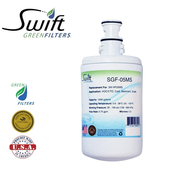 Swift Green Filters SGF-05MS Replacement for 3M-HF05MS Commercial Water Filters (Pack of 3)