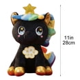thumbnail image 5 of Red Wishing Horse Stuffed Ornament, Auspicious Hanging Decor for Car Home, Chinese Year Gift, Soft Plush(B-Black), 5 of 6