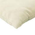 thumbnail image 5 of Paom Outdoor Cushion for Bench Set of 3, Plush Ivory Oxford Fabric, 5 of 6
