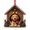 Dog, variant on 3D Forest Animal Hazelnut Hanging Ornaments, Woodland Christmas Decor with Realistic Animal Figures, Resin Hanging Ornaments Cozy Forest Theme Decor for Home Wall Window Christmas Tree (Bunny)