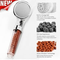 Bath Shower Head High Pressure Boosting Water Saving Filter Balls Beads Utility