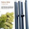 thumbnail image 4 of Alpine Corporation 39" Blue Metal Windchime with Blue Gemstone, 4 of 12