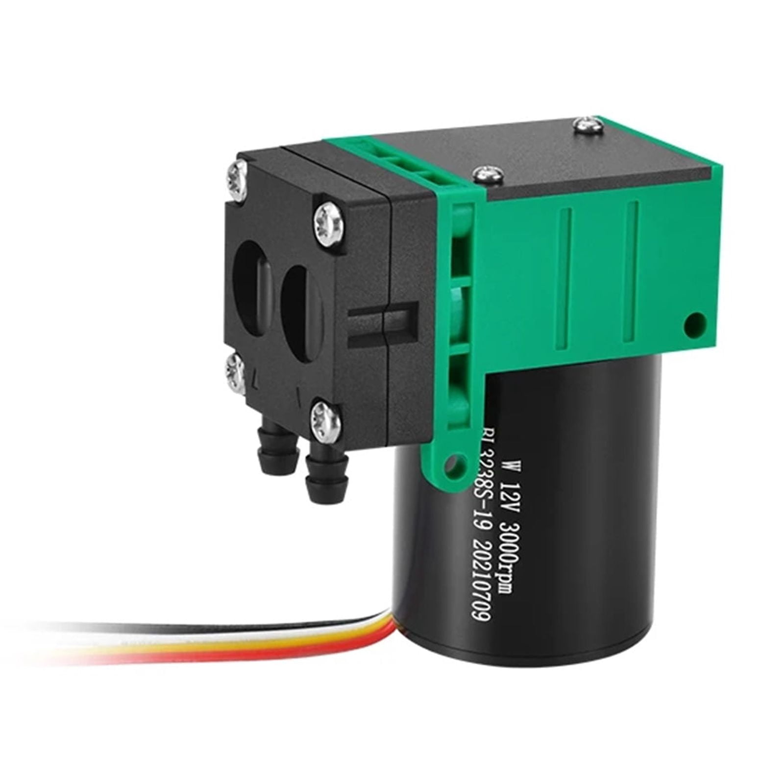 2.2LPM DC Brushless -75KPa Vacuum Pump, Corrosion Resistance Pump 12V/24V DC Brushless VOC Pump