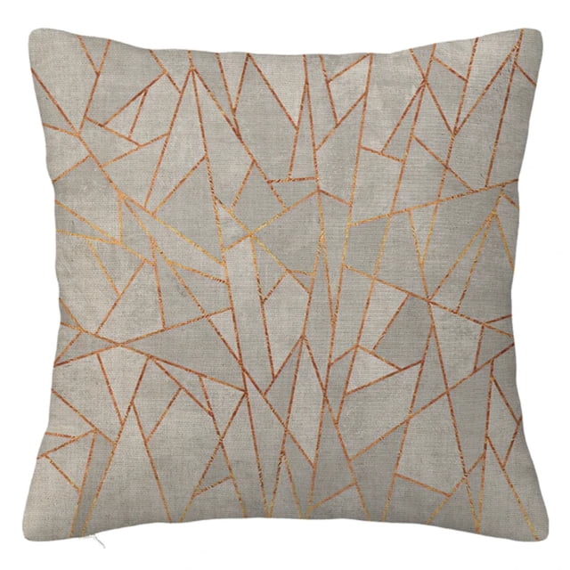 DEKAXID - Funda de cojín para sofá de sala de estar con diseño de mármol, funda de almohada de lino para decoración del hogar, fundas de cojín de 40 x 40, 45 x 45, 50 x 50, 60 x 60