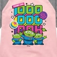 thumbnail image 3 of Toy Story 4 - Aliens Ooo Stacked - Toddler & Youth Girls Raglan Graphic T-Shirt, 3 of 5