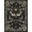 Black Gold Ivory, Pattern 13, variant on ODIKA Moth Shaped Whimsical Centered Constellation Gothic Mystical for Home Office, Gaming Room, Under Desk, Non-Slip Chair-Friendly