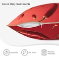 thumbnail image 5 of Susaid Floating Red Chili Peppers Print Velvet Throw Pillow Covers Home Art Deco Pillowcase Square Pillow Case Cushion Cover for Bed Sofa Living Room Car Indoor and Outdoor-20"x20", 5 of 8