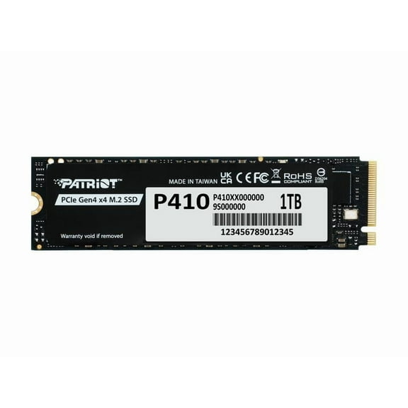 Patriot P410 SSD M.2 2280 1TB Gen 4 PCI-Express 4.0 x4 P410P1TBM28H 5,000MB/s