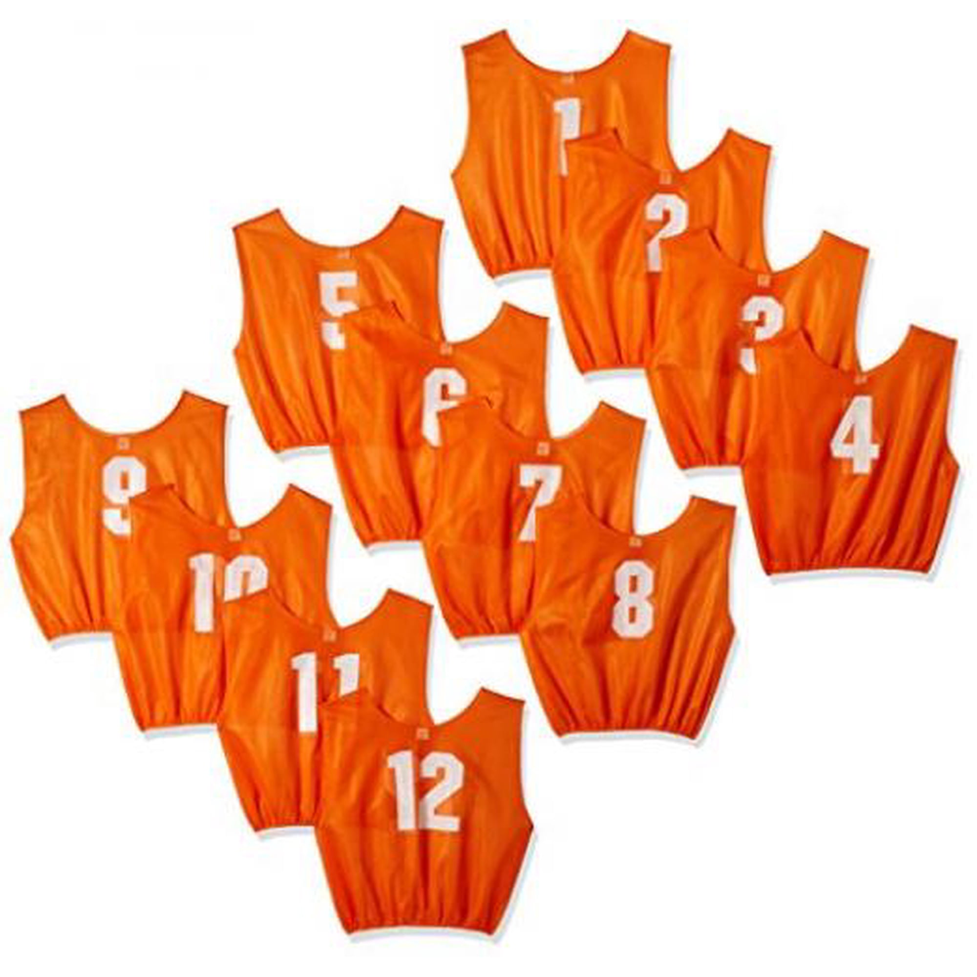 Athletic Connection Light Weight Numbered Scrimmage Vest With Orange C47NORXX