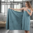 thumbnail image 6 of Covian Home 8 Pcs Bath Towel Set Green Pine Microfiber Bathroom Towel Set Ultra Soft Plush Oversized Towels Adult Luxury Bath Sheet, 6 of 8