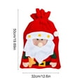 thumbnail image 3 of Diceymbol Extra Large 19.69 Inch Santa Claus Christmas Gift Bag For Holiday Present Packaging, 3 of 6