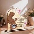 thumbnail image 3 of Personalized Pregnancy Ultrasound Mother’s Day Gift, Custom Mom-to-Be Wooden Sign, Baby Bump Sonogram Frame, Expecting Mom Keepsake, 3 of 5