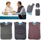 thumbnail image 1 of 3 Pack Adult Bibs With Crumb Catcher - Washable Adult Dining Bib, Large Adult, 1 of 5
