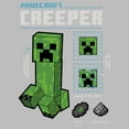 thumbnail image 2 of Women's Minecraft Creeper Graph  Graphic Tee Athletic Heather 2X Large, 2 of 4