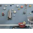 thumbnail image 3 of MLF The Dots Coat Hooks(Small Size), Colorful Ash Wood Wall Mounted Coat-pegs Wall Hanger Rack, Scatter the Wall to Display Hats, Scarves,Clothes and Accessories etc.(Grey), 3 of 4