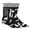 M-Dad-Dog-BlackGray-1, variant on Funny Father Day Socks for Dad Father Grandpa Brother Men –Novelty Fathers Husband Birthday Gifts–Novelty Fun Crazy Silly Men Sock Christmas Stocking Stuffers