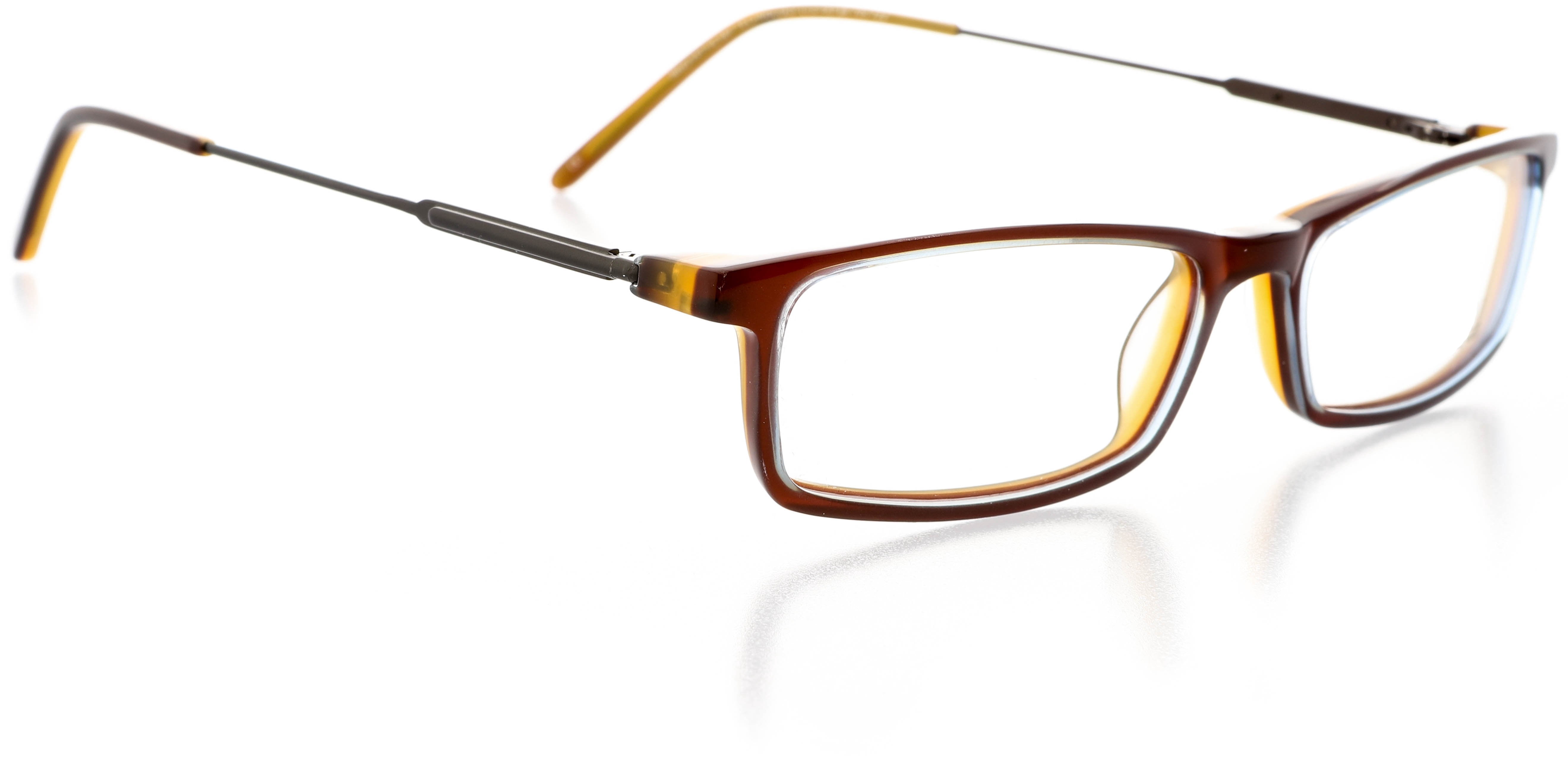 Womens Optical Eyewear - Rectangle Shape, Plastic Full Rim 