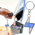 thumbnail image 2 of Zinc Alloy and ABS Static Eliminator Keychain for Cars: Reduces Static Electricity and Comes in Multiple Colors, 2 of 9