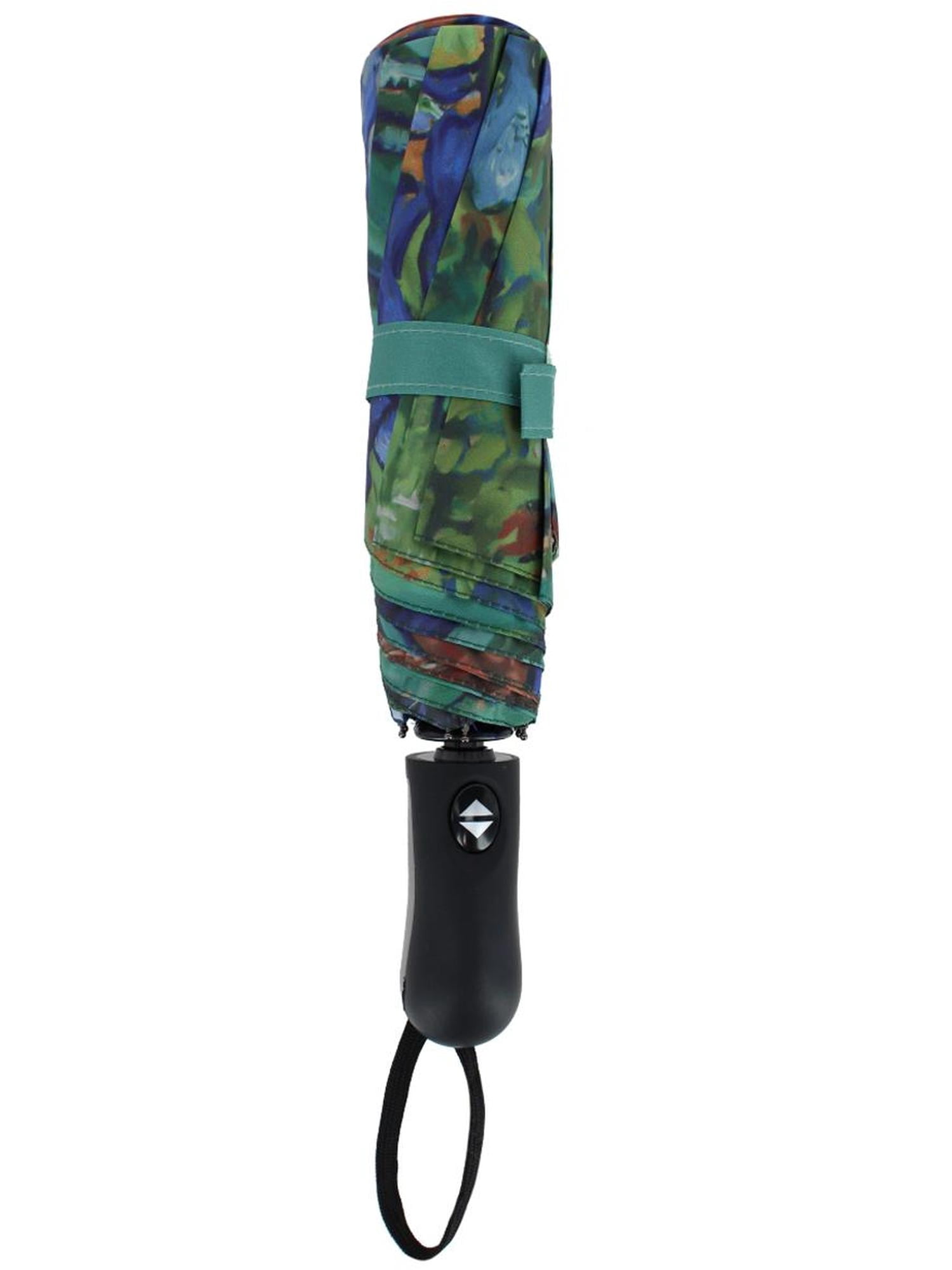 CTM  Van Gogh Irises Auto Open Compact Umbrella (Women)