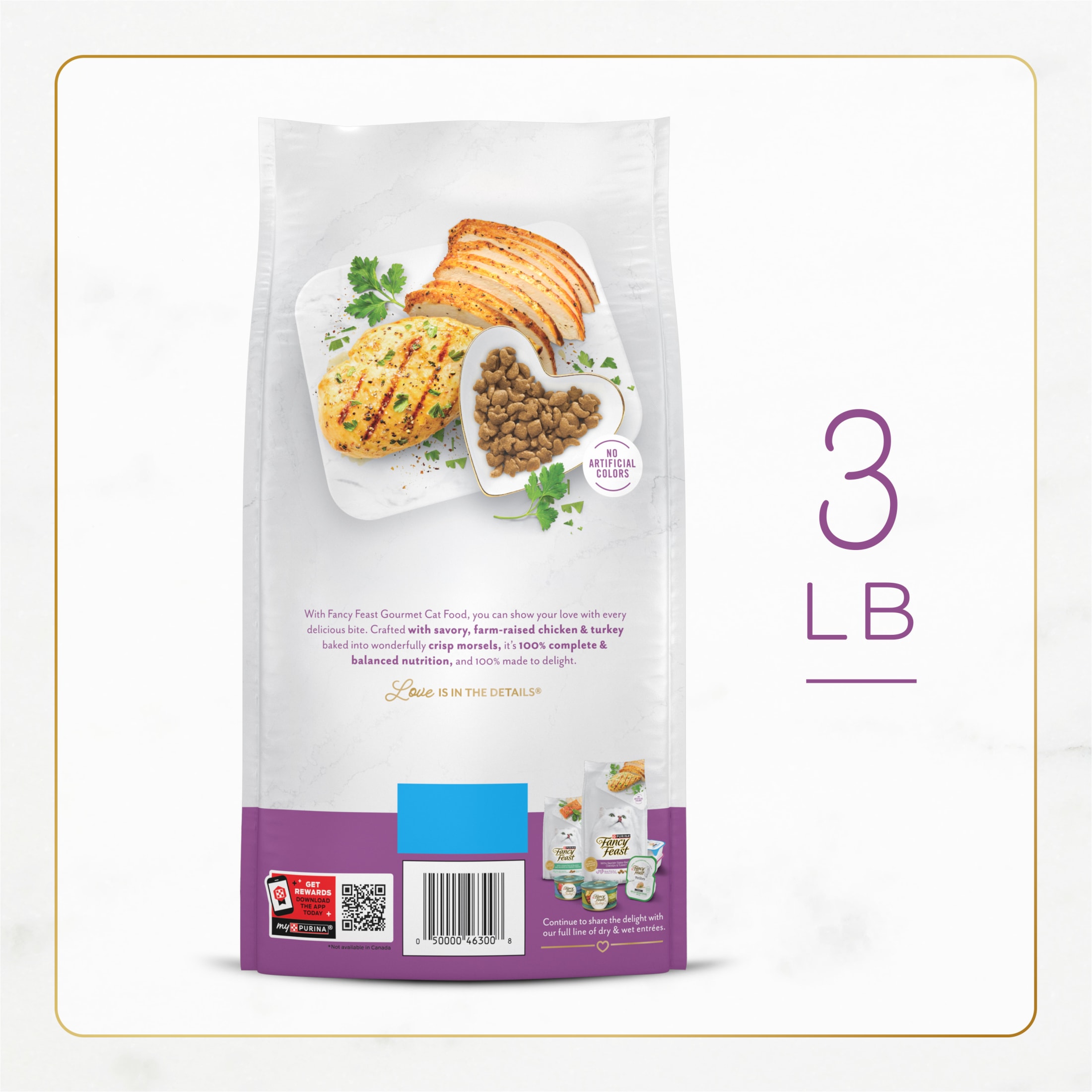 Fancy Feast Indoor Dry Cat Food, Chicken & Turkey, 4 Pack photo 6