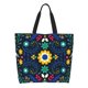 thumbnail image 1 of Balery Colorful Mexican Flower Bolsa Tote Estilo Estético con Cremalleras, Bolsa de Hombro, Bolsa de Compras Grande y Plegable, 1 of 8