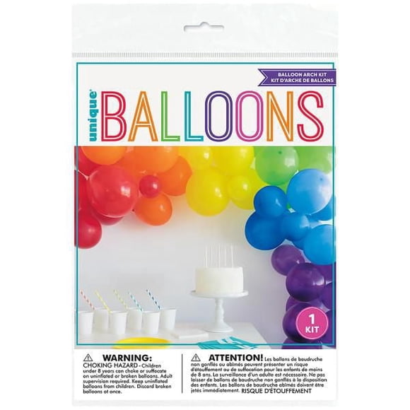 Rainbow Latex Balloon Arch Kit
