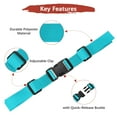 thumbnail image 6 of Uxcell Backpack Chest Strap [1PCS] - Adjustable Sternum Straps - [Sky Blue-11 x 6IN] Chest Belt with Quick Release Buckle, 6 of 7