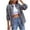 Gray, variant on Plus Size Womens Jean Jackets Lightweight Plus Size Clearance Women's Fashion Long-Sleeved Casual Button Loose Denim Jacket With Burrs And Holes,Red S