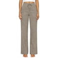 thumbnail image 4 of cocolona Womens Summer Casual High Waist Linen Pants Elastic Waist Straight Wide Leg Lounge Beach Pants with Pockets, 4 of 5