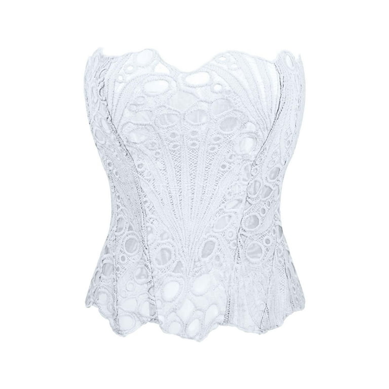 white lace up corset dress Lady Black Tie - Vera Gown - Off White - Satin Corset Dress