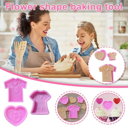 

Tangnade Kitchen Utensils and Decorations DIY Silicone Mold Chocolate Jelly Candy Candy Mold 3Pc
