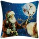 thumbnail image 2 of Juego de 4 fundas de almohada de Navidad de 18" x 18", fundas de almohada decorativas, fundas de cojines de granja de Navidad JAMW Sencillez, 2 of 5
