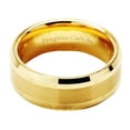 thumbnail image 2 of Shiny Gold Tungsten Wedding Ring, 2 of 4