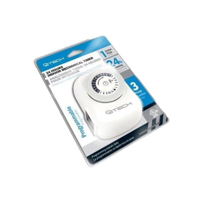 CJ Tech 2-Outlet Indoor 7-Day Digital Timer - Walmart.com