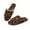 Cartoon Brown Turkey, variant on Women's Cartoon Brown Turkey Print Memory Foam Open Toe Slippers for Women Thanksgiving Soft Indoor Slippers Bedroom Shoes, Size 6-7