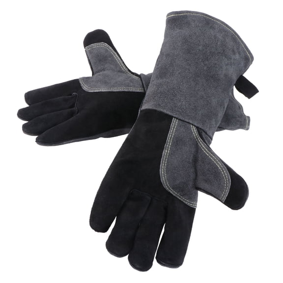 WRISTBIQUE Protective Gloves Imitation Leather 1 Pair 16 Inches