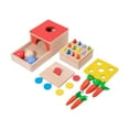 thumbnail image 1 of Lipstore Object Permanence Box Birthday Developmental Toy Wooden Toys for Baby, 1 of 8