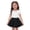 Black, variant on POIUYTR Girls Summer Chiffon Mini Skirts Casual Elastic Waist Pleated Skirts Kids Dance Costume Skirt 7-14 Years