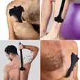 thumbnail image 3 of New chest shaver shaver long handle shaver manual hair removal knife leg back hair removal instrument (black.), 3 of 6