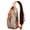 Orange-5, variant on Sling Backpack – Cute Dino Pattern Bag for Women – Colorful Funny Shoulder Purse for Men and Dino Fans